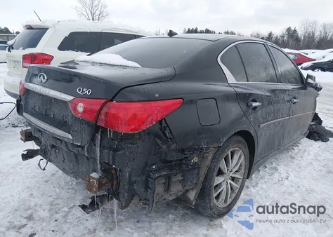 2015 Infiniti Q50 from USA, damaged, VIN JN1BV7AR2FM423991